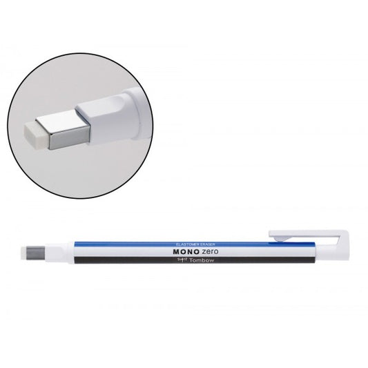 Porta Borracha Tombow Com Clip Mono Zero Ponta Retangular