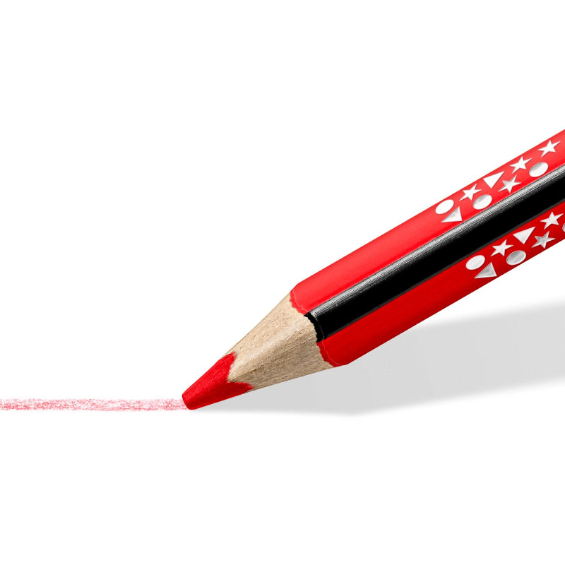 12 Lápis de Cor Triangular Staedtler Noris Jumbo