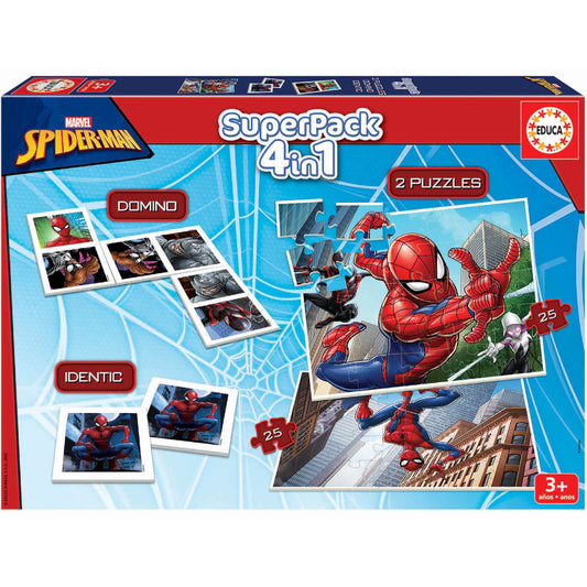 Superpack 4 em 1 - Spider-man