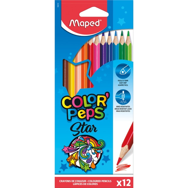 12 Lápis de Cor Pep's Maped