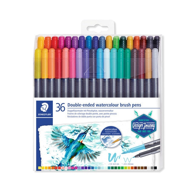 36 Canetas de Feltro de Ponta Dupla - Staedtler