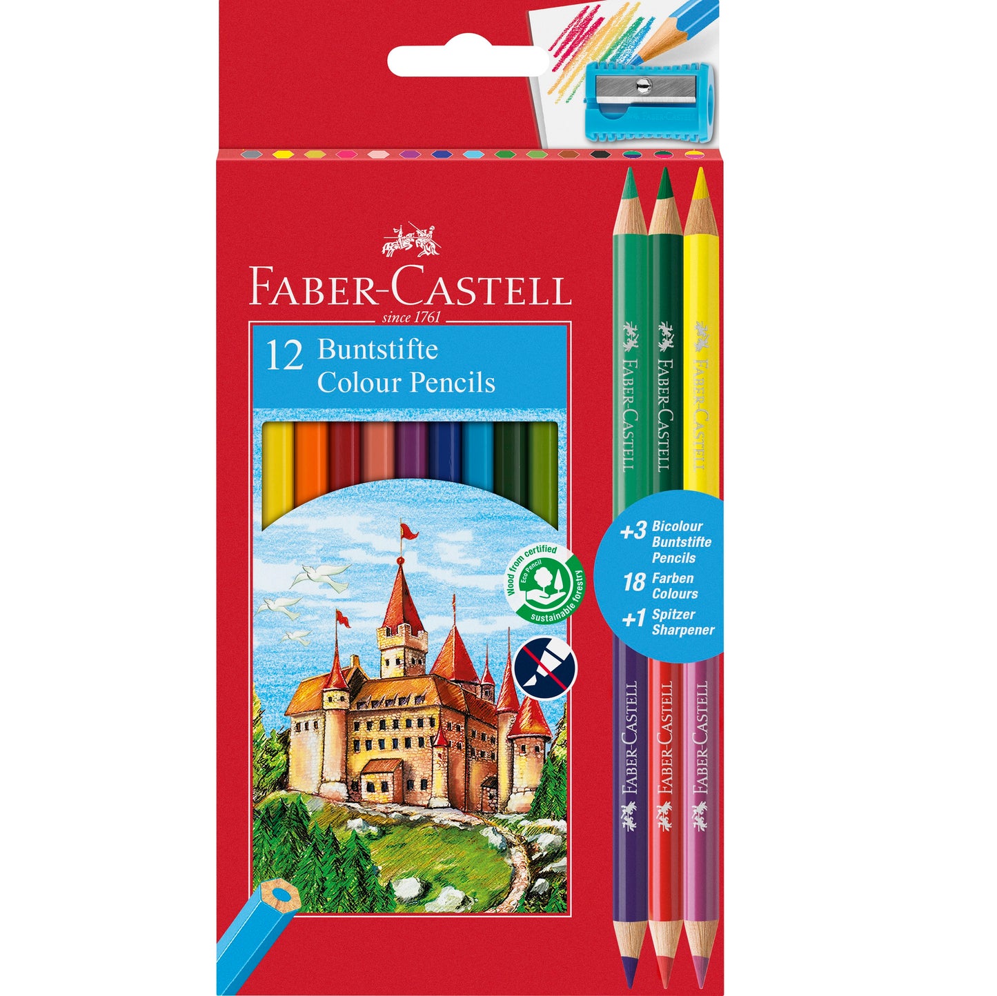 12 Lápis de Cor Faber-Catell