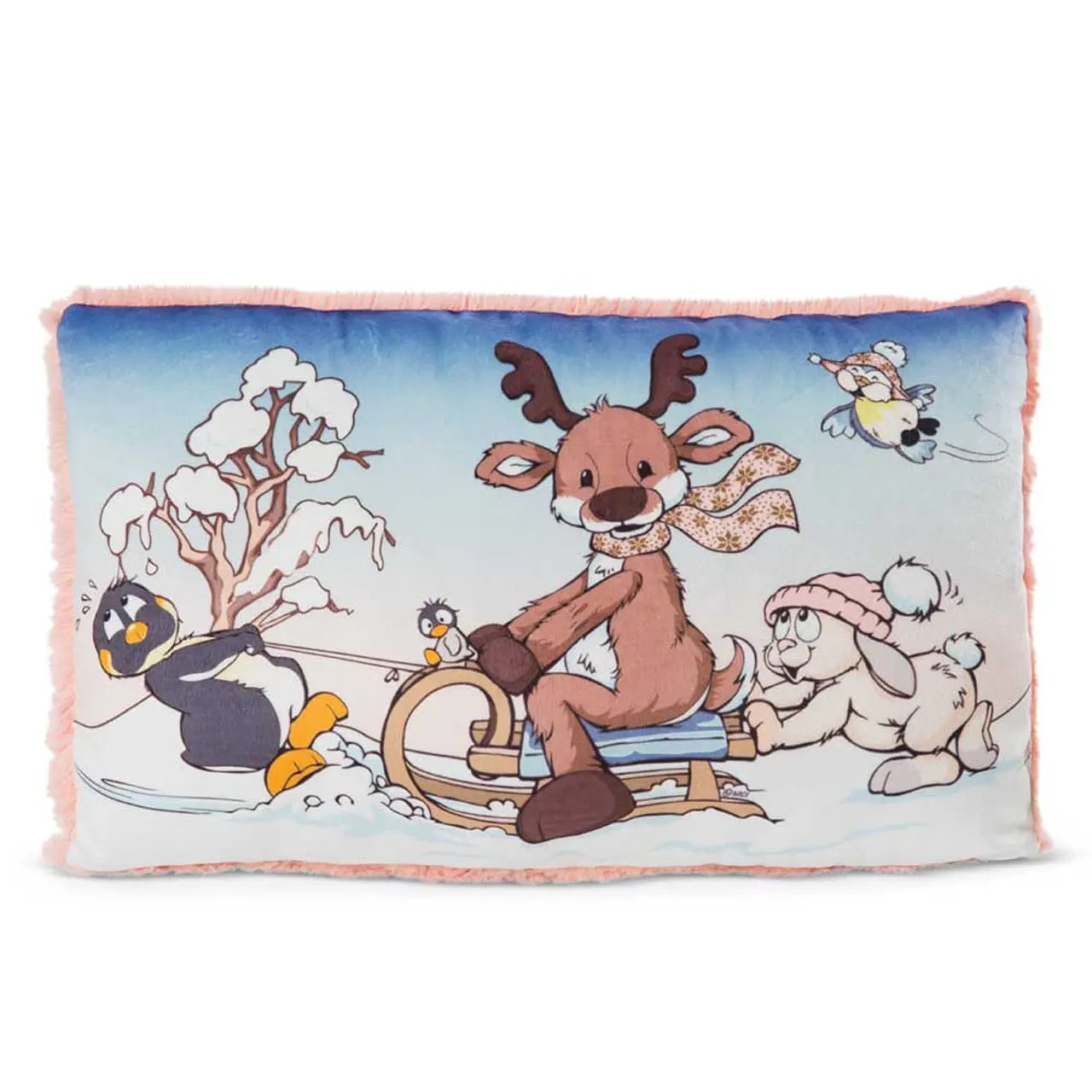 Almofada Rectangular Winter Friends - 43cm