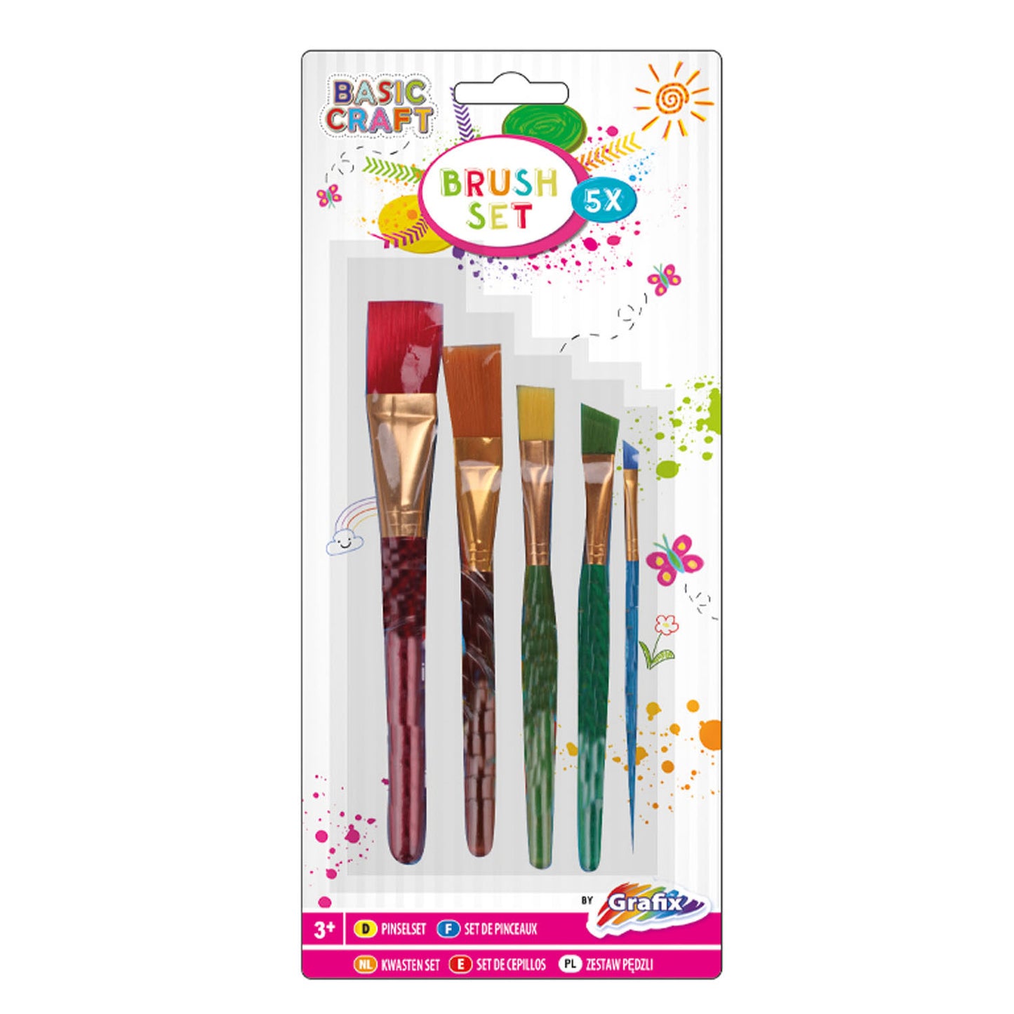 Conjunto de 5 Pincéis