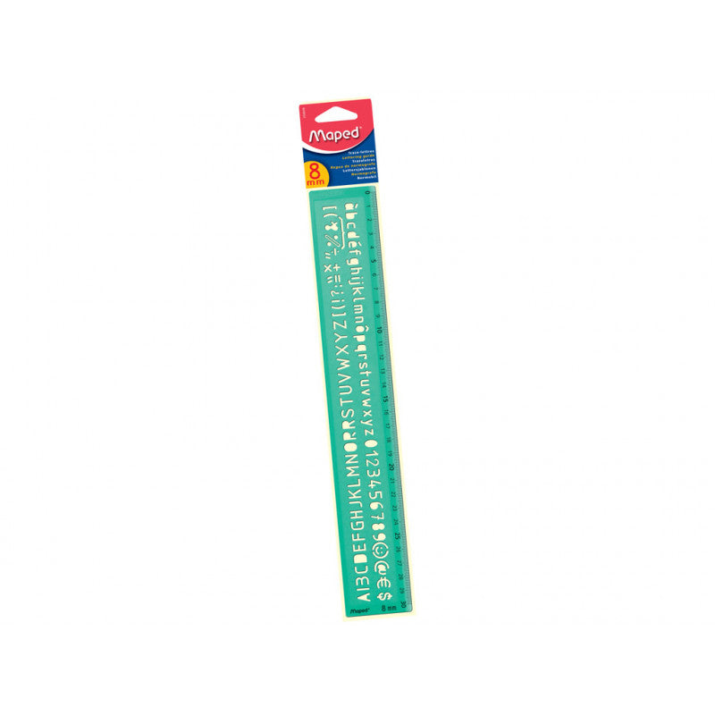 Escantilhão Régua - Letras Maped 30cm (8mm)
