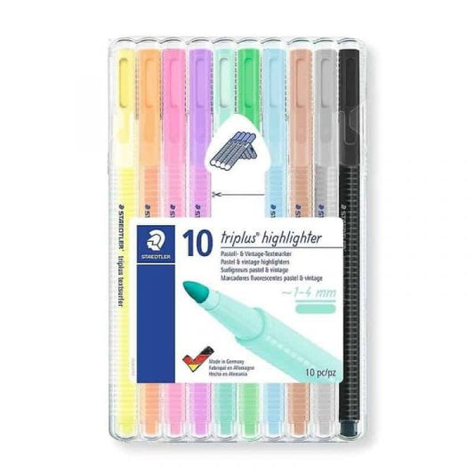 10 Marcadores Fluorescentes Staedtler