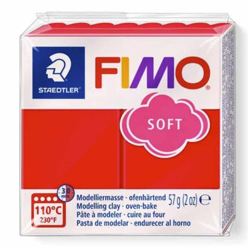 FIMO Soft 57g - 24 Vermelho Indiano