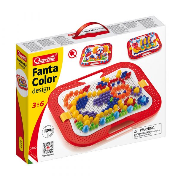 Jogo Arte Visual Fantacolor 300 Peças 6 Cores