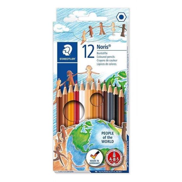 Lápis de Cor 12 Tons de Pele - Staedtler
