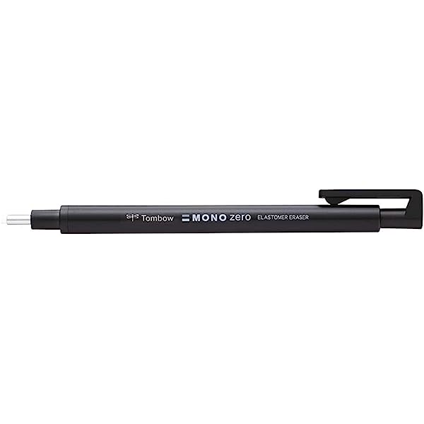 Porta Borracha Tombow Com Clip Mono Zero Ponta Retangular