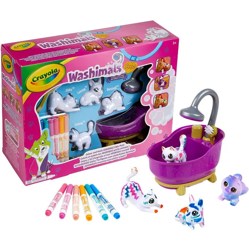 Washimals - Banheira com 4 mascotes