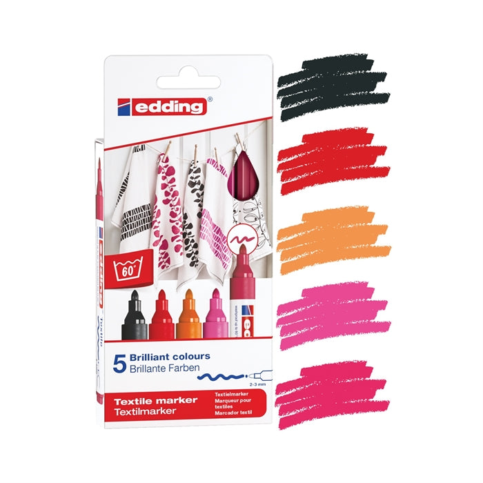5 Marcadores Edding 4500 Multicor