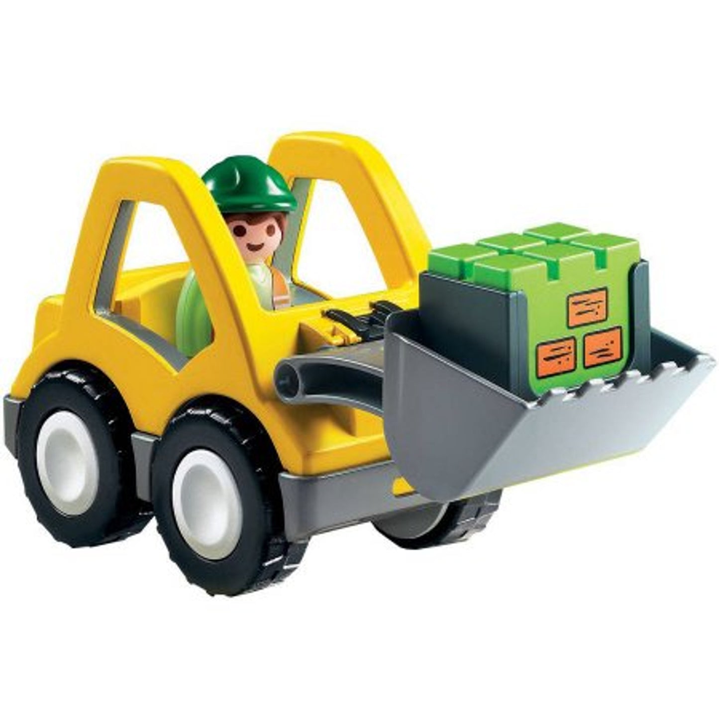 Playmobil 1.2.3 - Escavadora Amarela - 6775