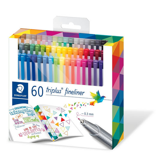 60 Canetas de Feltro - Staedtler