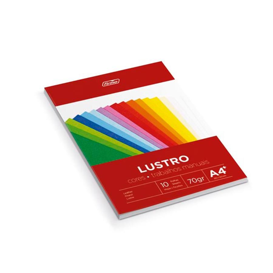 Bloco de Papel de Lustro A3+ 70gr 10 Folhas