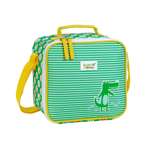 Lancheira Crocodilo Lemon Ribbon - 32cm