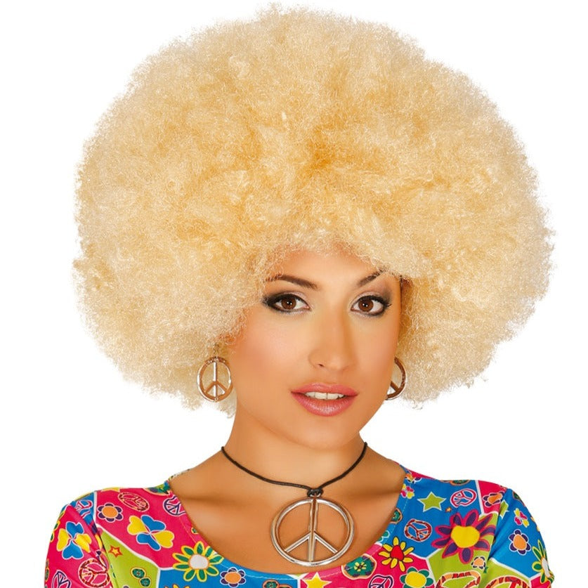 Peruca Afro Loira