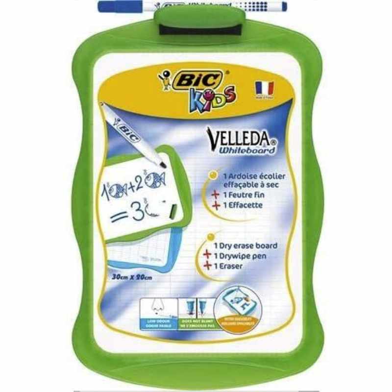 Quadro Branco Dupla Face + Marcador + Apagador (BIC)