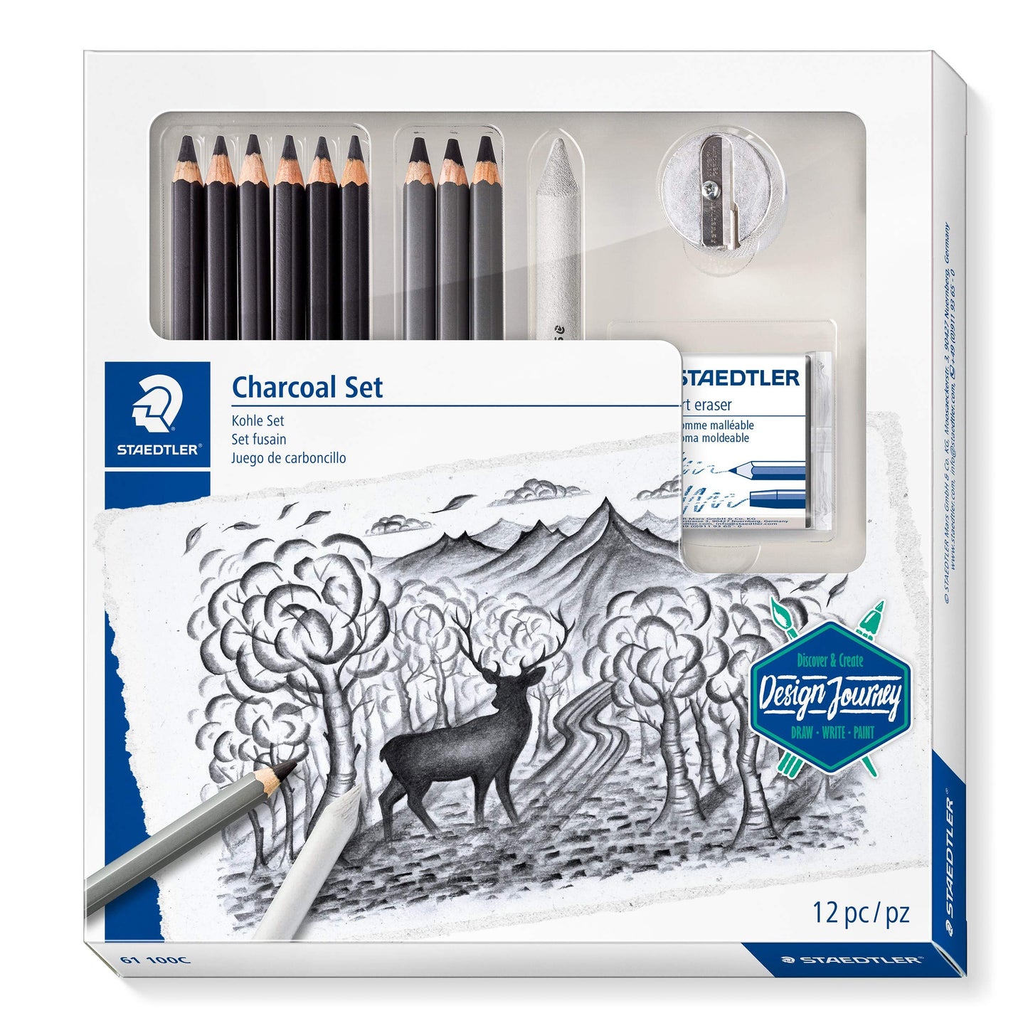 Staedtler Conjunto Carvão