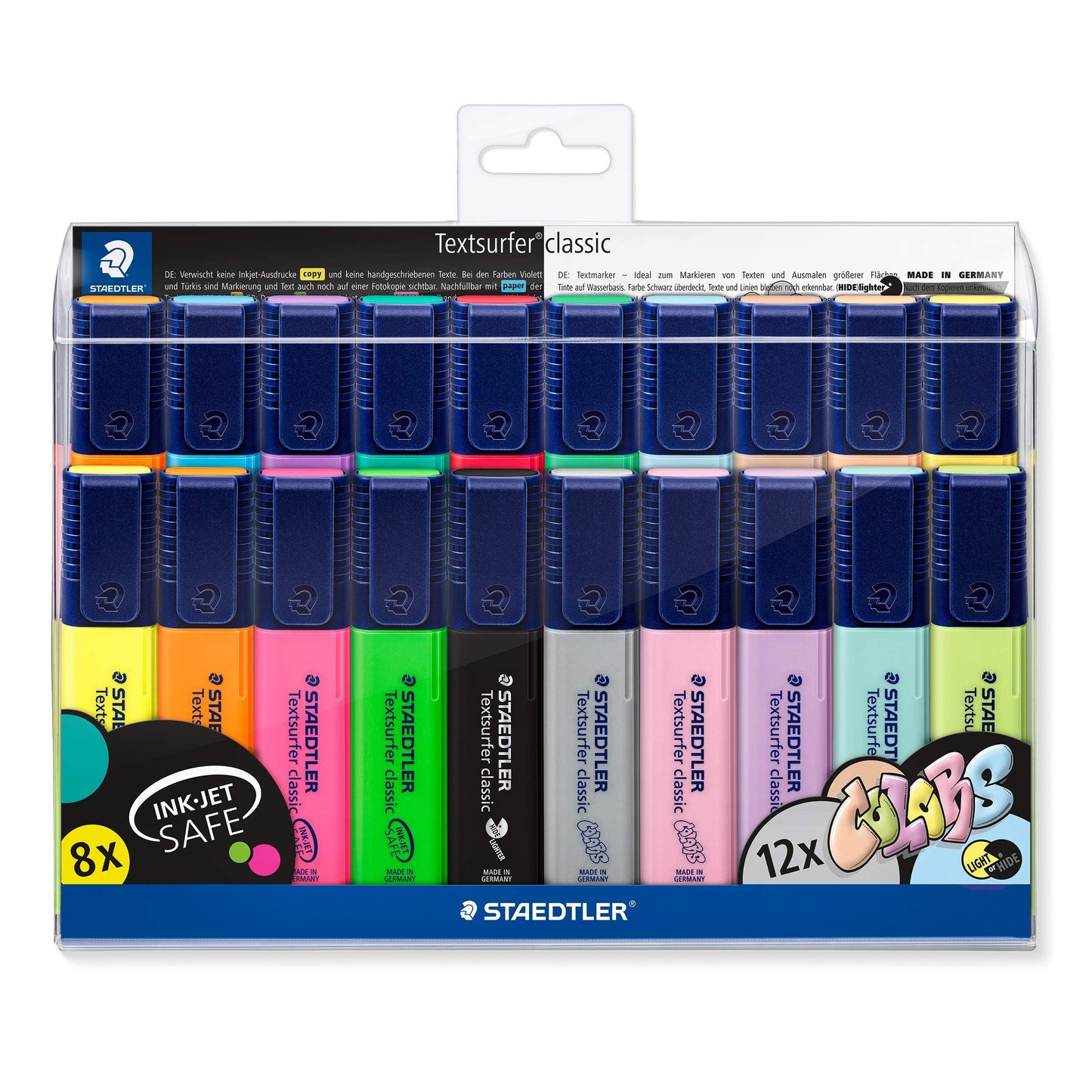 20 Marcadores Fluorescentes Staedtler Textsurfer Classic