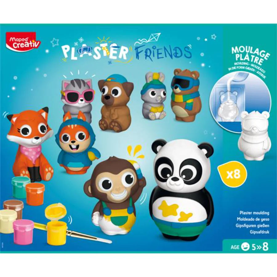 Pasta para Modelar Kit Maxi Plaster Friends - Maped Creativ