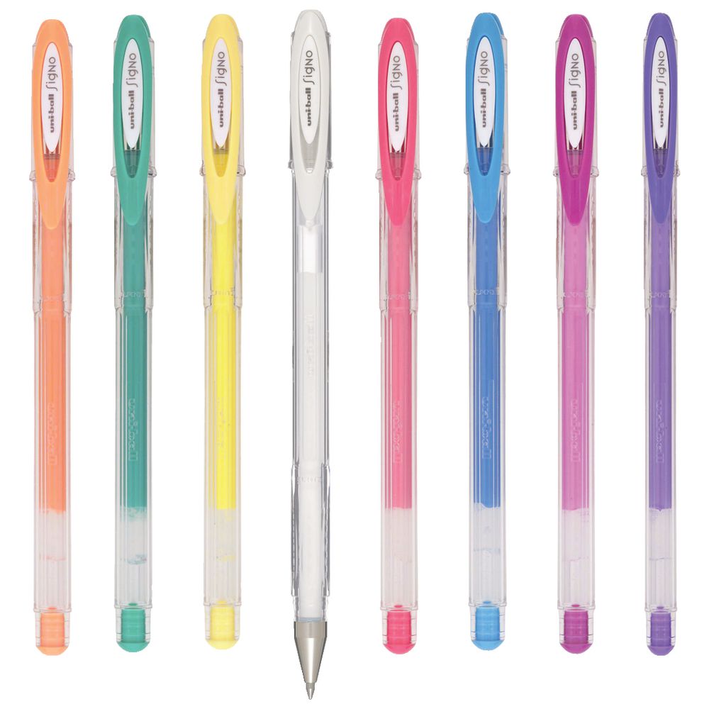 uni Signo Angelic Colour AC Blue Gel Ballpoint Pen (UM120AC.33 uni Signo Angelic Colour AC Blue Gel Ballpoint Pen (UM120AC.33