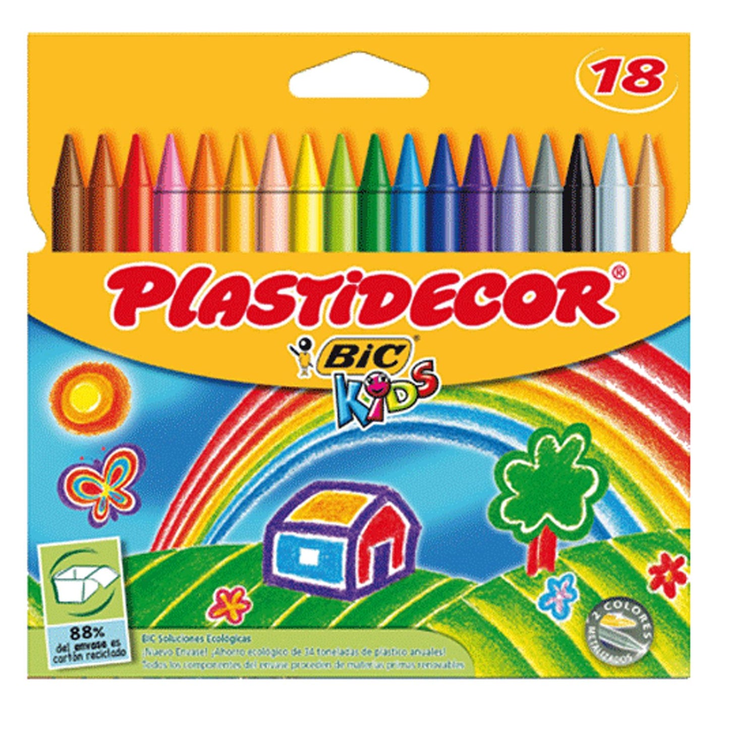BIC 18 Lápis de Cera Kids - E5438C