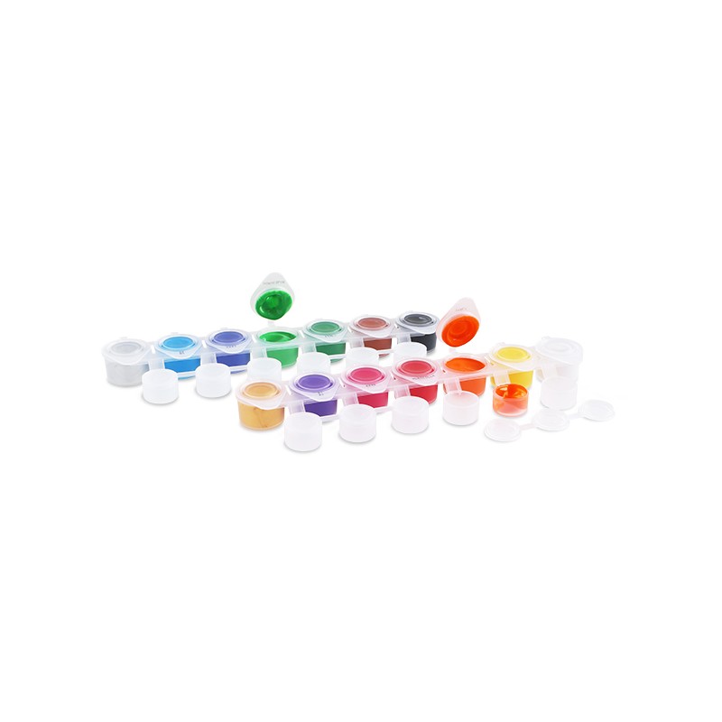 14 Boiões Guache Blister Primo 4,5 ml