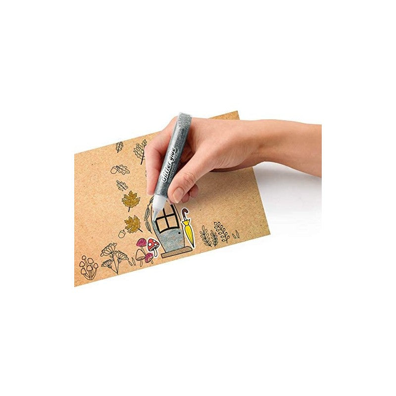 9 Tubos Cola Glitter Maped 10.5 ml – Blister