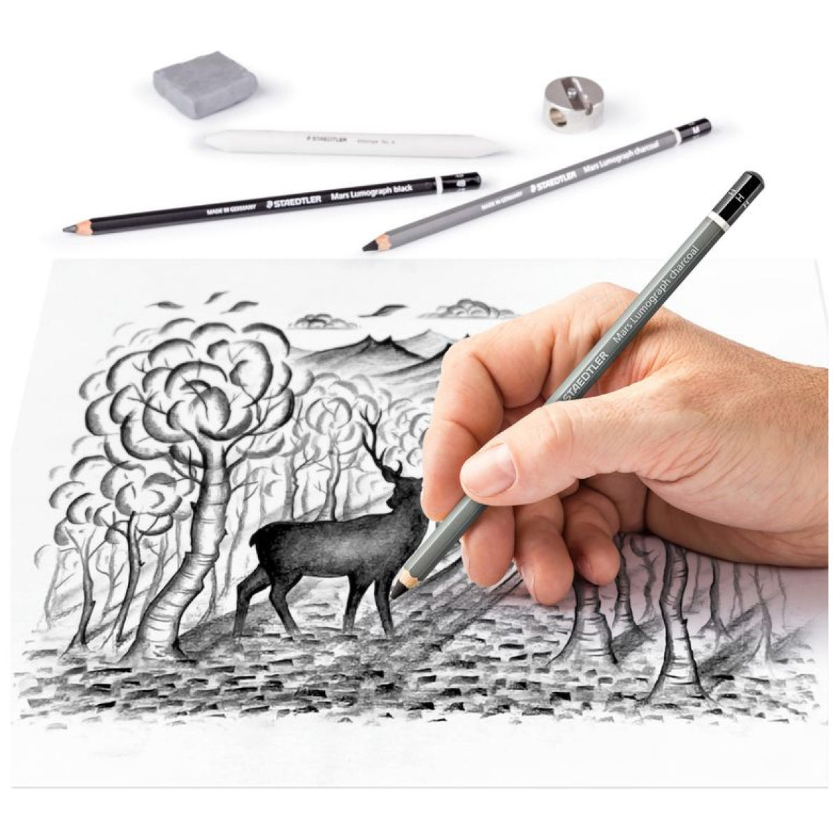 Staedtler Conjunto Carvão