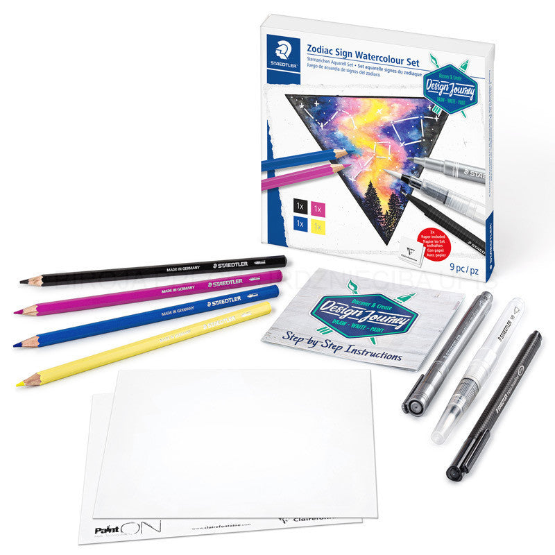Pack Aguarela Staedtler Watercolor Signos Zodíaco