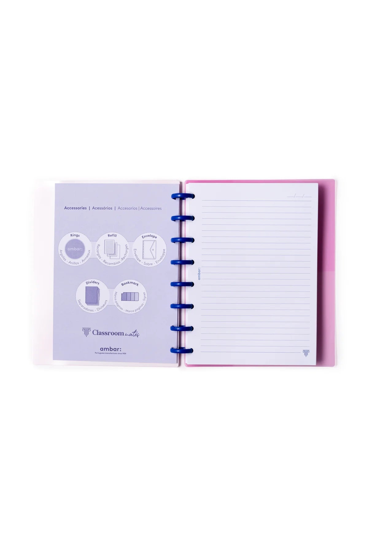 Caderno Folhas Extraíveis Ambar EcoSmart A5 Preto