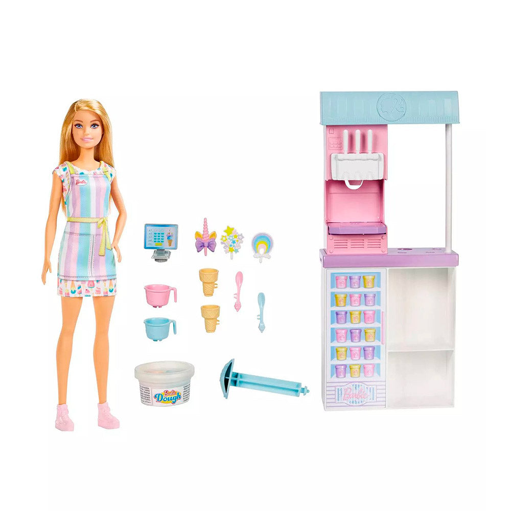 Playset Mattel Boneca Barbie Loja de Gelados
