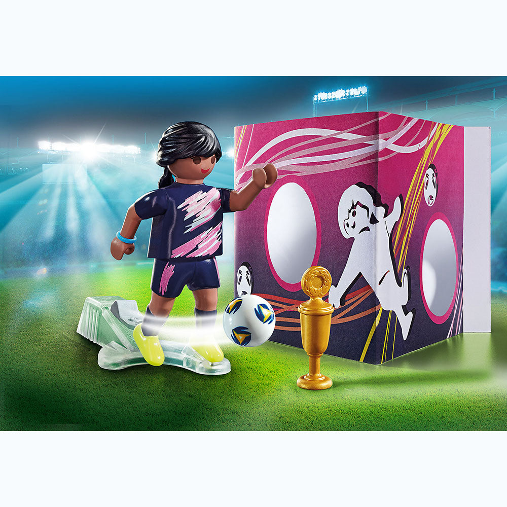 Playmobil: Futebolista com baliza 8 Peças