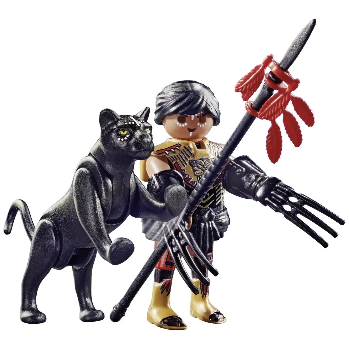 Playmobil: Guerreiro com Pantera 9 Peças