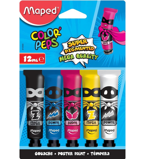 5 Guaches Cores Primárias