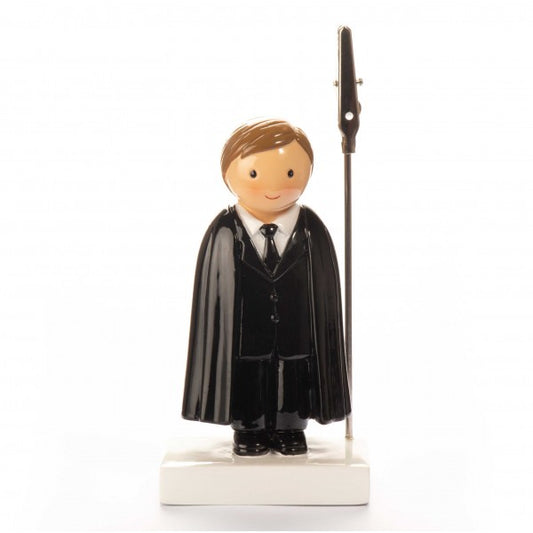 Universitário com base branca e mola