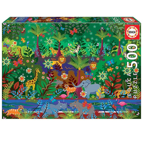 Puzzle Se 500 Peças Selva