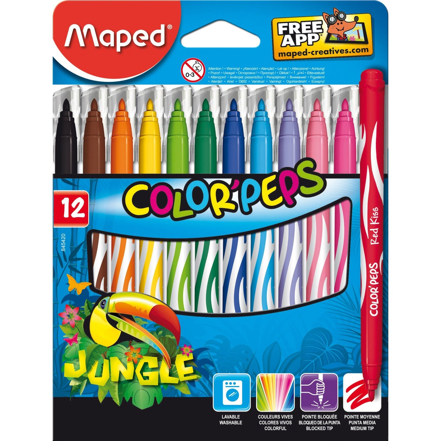 12 Canetas de Feltro (Maped)