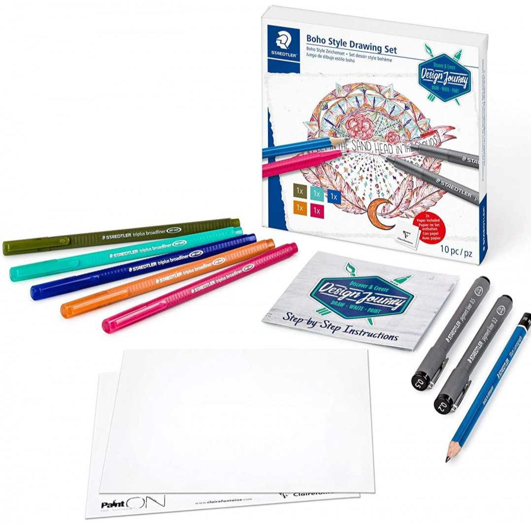 Pack Desenho Staedtler Boho Style
