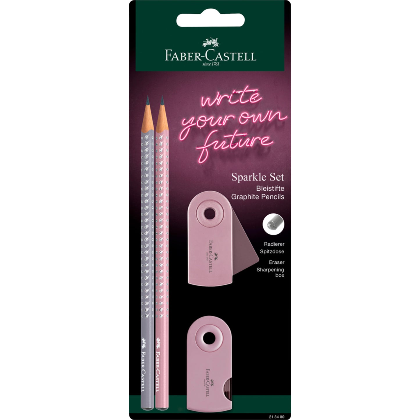 Pack - Lápis de Carvão+ Borracha + Afia Faber-Castell