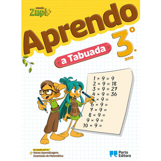 Missão Zupi - Aprendo a Tabuada - 3.º ano