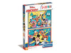 Puzzle 2x20 Peças Clementoni Mickey Supercolor
