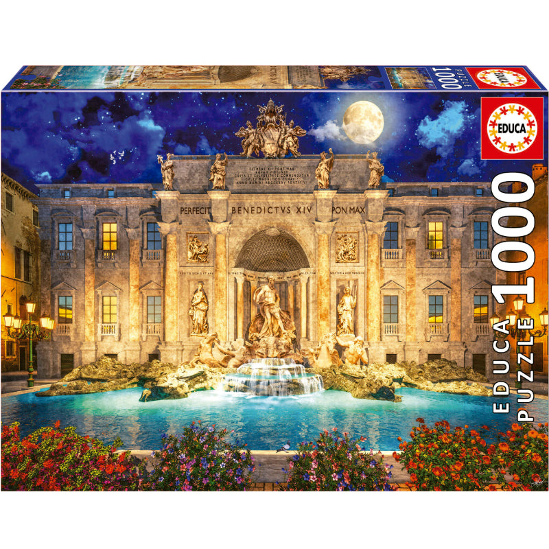 Puzzle 1000 Peças - Fontana di Trevi, Roma
