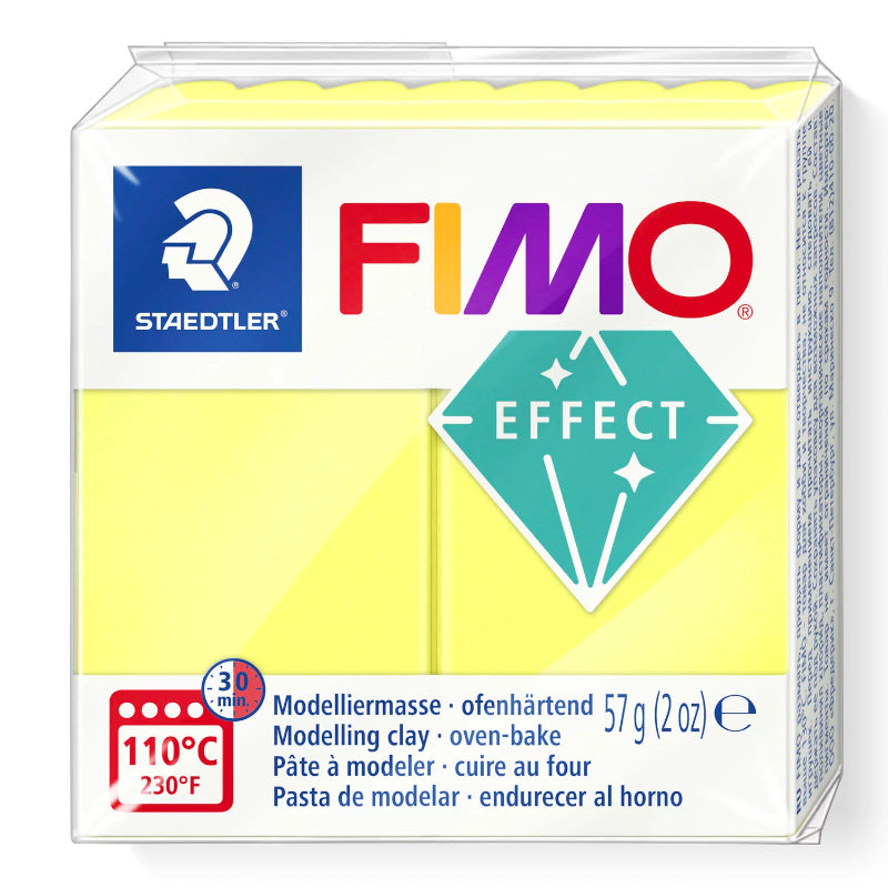 FIMO Effect 57g - 104 Amarelo Translúcido