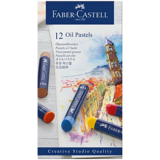12 Pastéis de Óleo - Faber-Castell