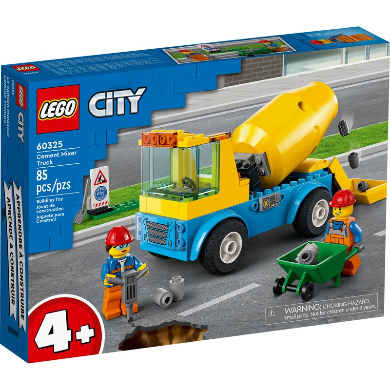 LEGO City 60325 Camião Betoneira