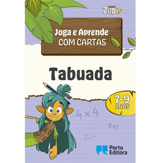 Missão Zupi - Tabuada - Joga e Aprende com Cartas 7-9 Anos
