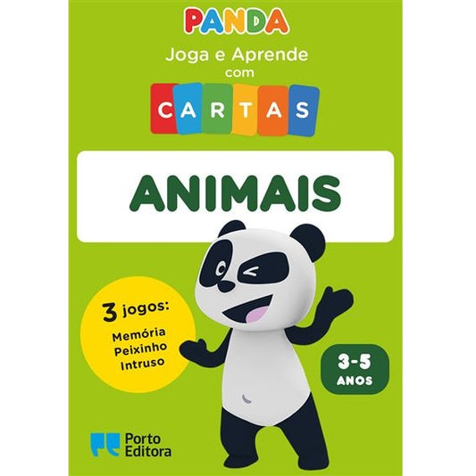 Canal Panda - Joga e Aprende com Cartas - Animais 3/5 Anos