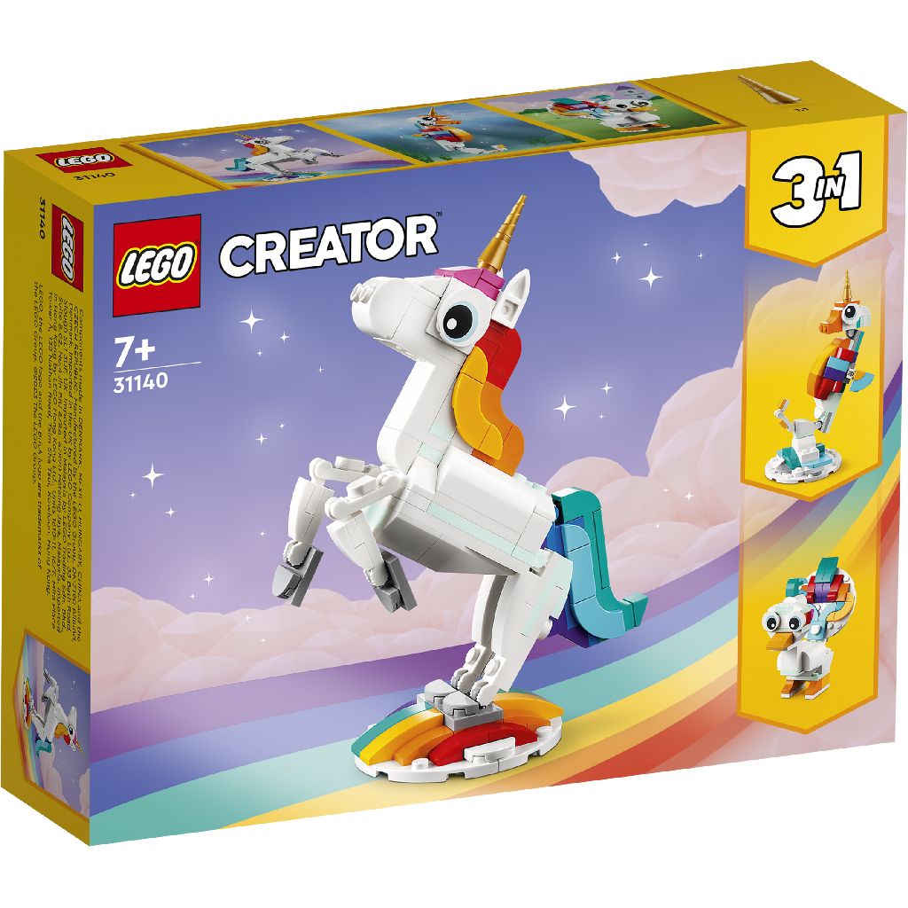LEGO Creator 31140 - 3 em 1 - Unicórnio Mágico